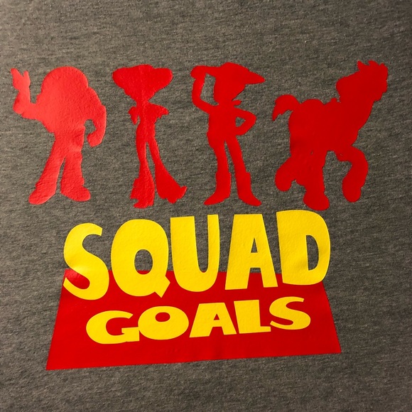 New Hand Embellished Toy Story Squad Goals Shirt - Picture 2 of 3